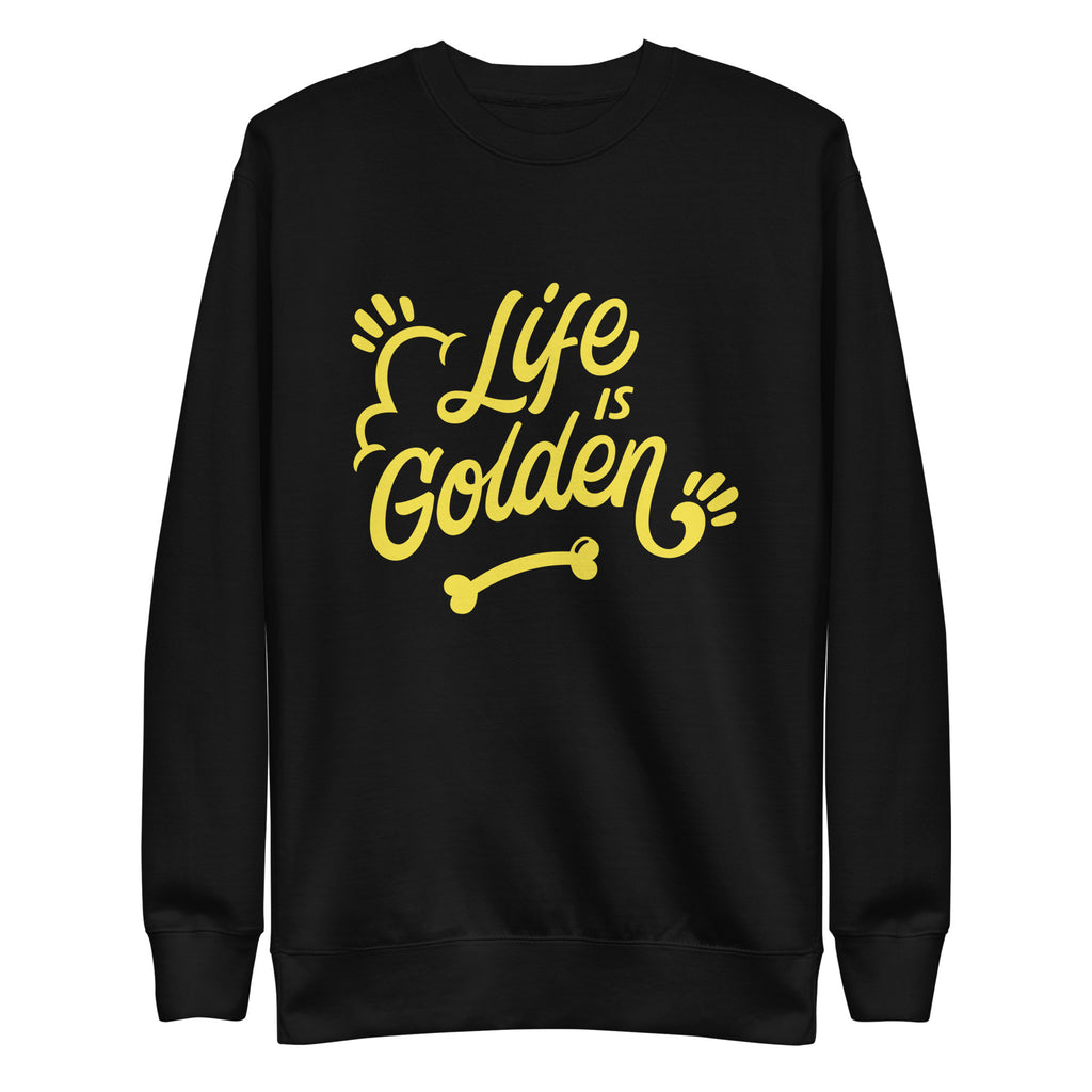 【GOLDEN 】JOURNY UNISEX CREW SWEAT Life is Golden Premium Sweatshirt – The Healthy Golden