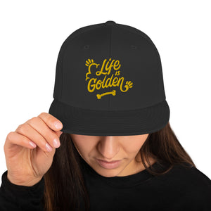 Life is Golden Snapback Hat