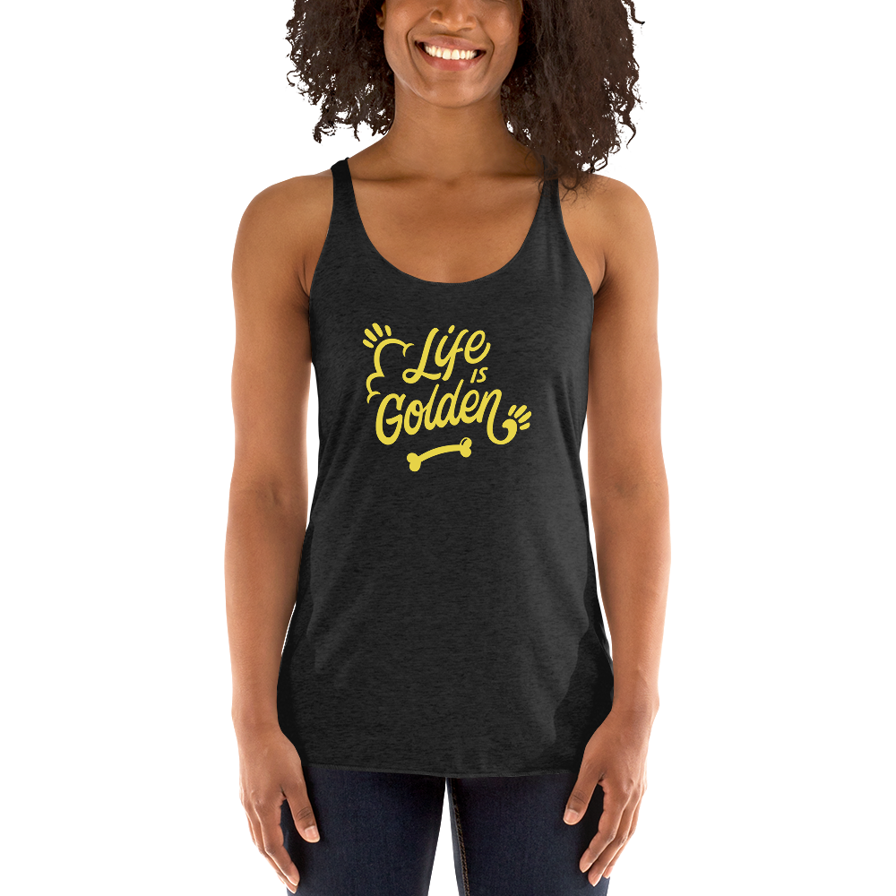 Life is Golden Women's Racerback Tank